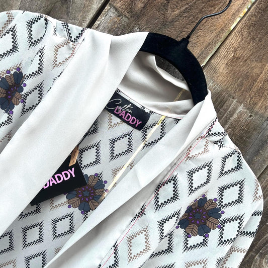 Purple Pinwheel Caftan