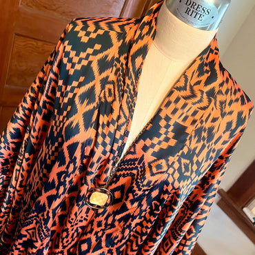 Aztec Orange Caftan