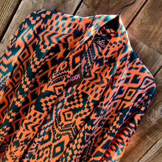Aztec Orange Caftan