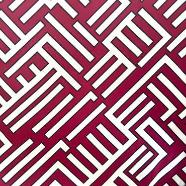 Crimson Labyrinth Caftan