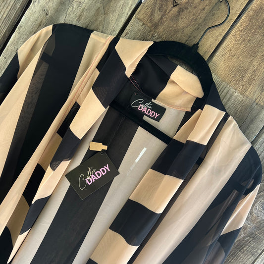 Toasted Caramel Stripes Caftan