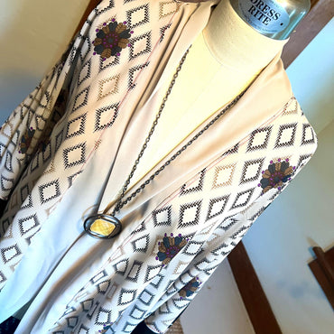 Purple Pinwheel Caftan