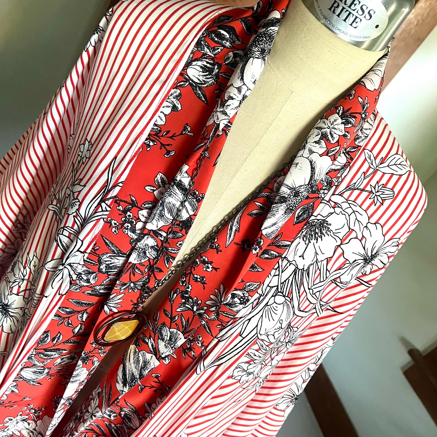 Scarlet Garden Noir Caftan