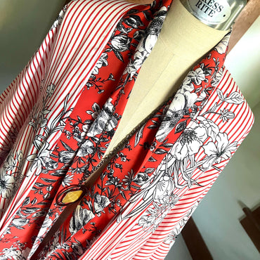 Scarlet Garden Noir Caftan