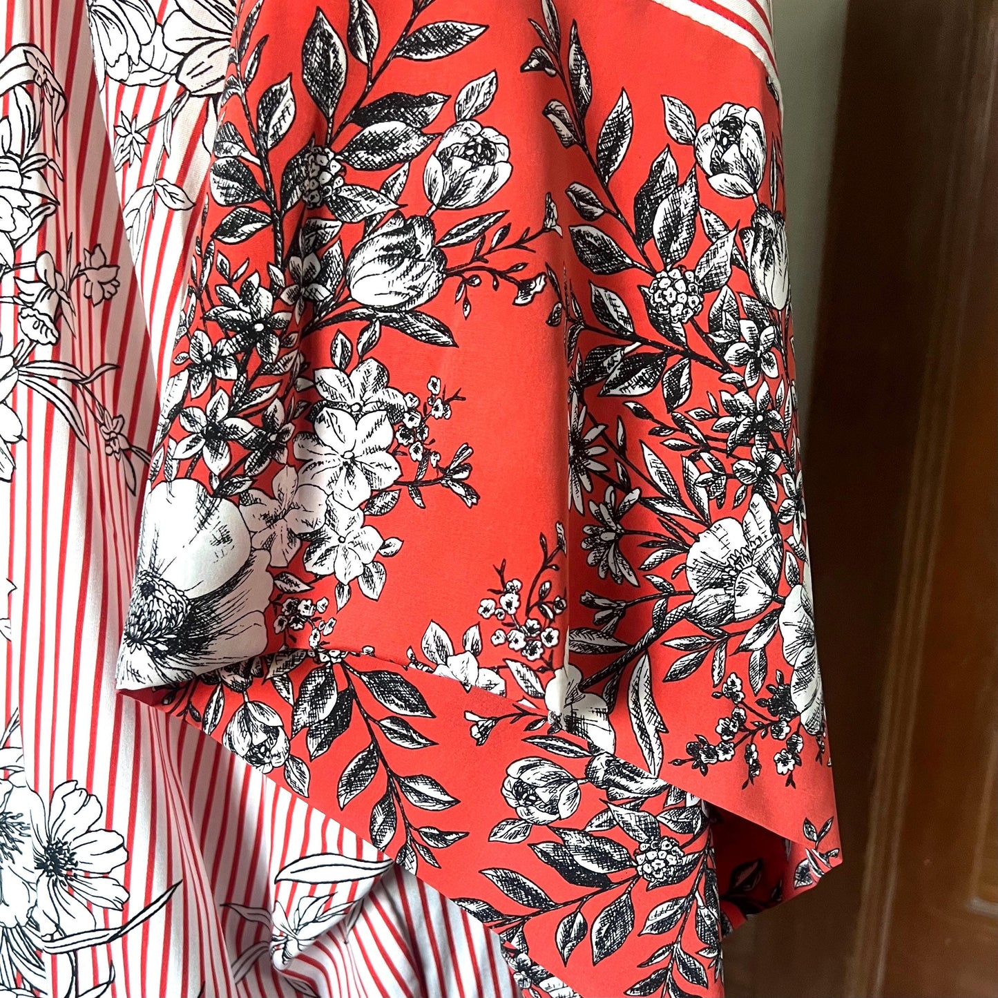 Scarlet Garden Noir Caftan