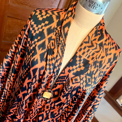 Aztec Orange Caftan
