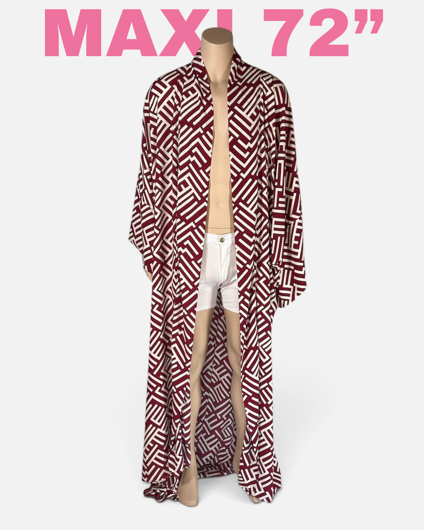 Crimson Labyrinth Caftan