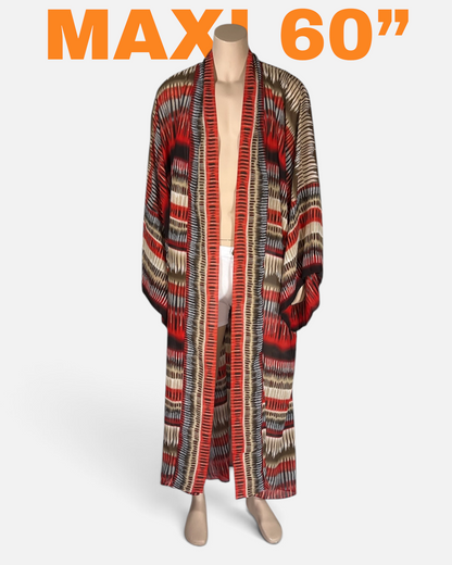 Flame Feather Caftan