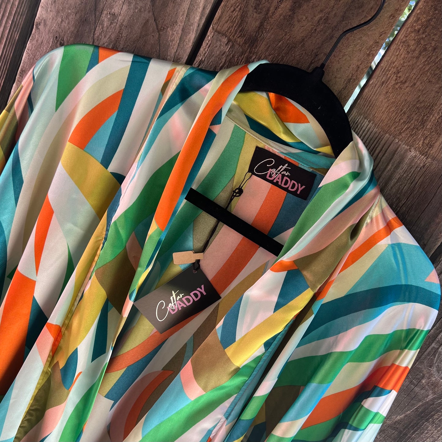 Lido Lattice Morning Caftan