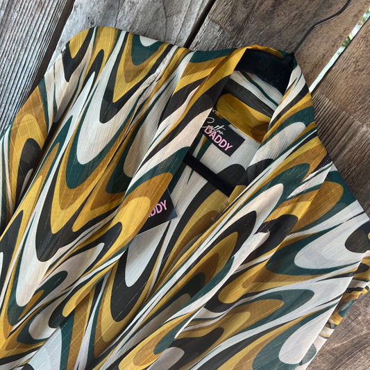 Mid-Century Lava Flow Caftan