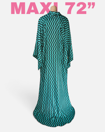 Retro Ripple Caftan