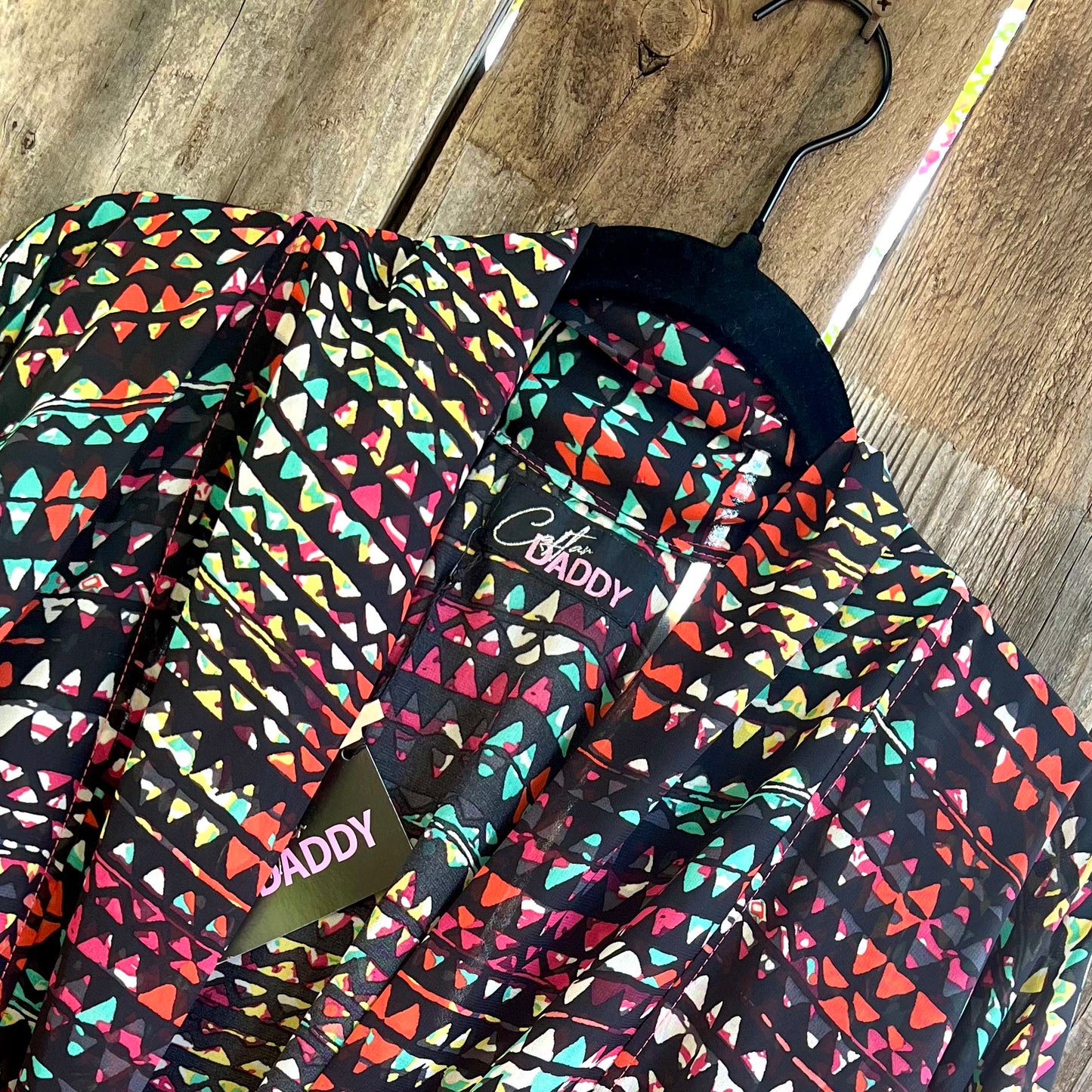 Stained Glass Fractal Caftan — Midnight
