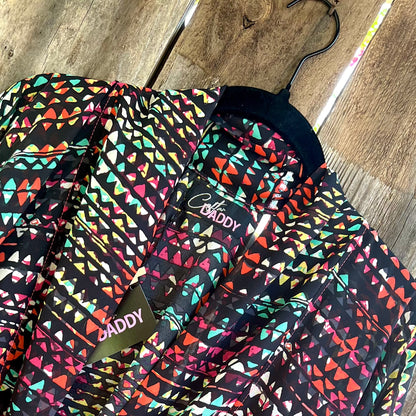 Stained Glass Fractal Caftan — Midnight