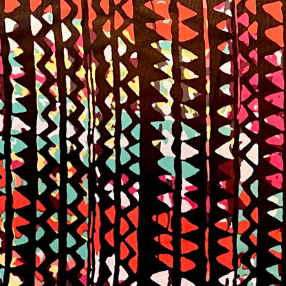 Stained Glass Fractal Caftan — Midnight