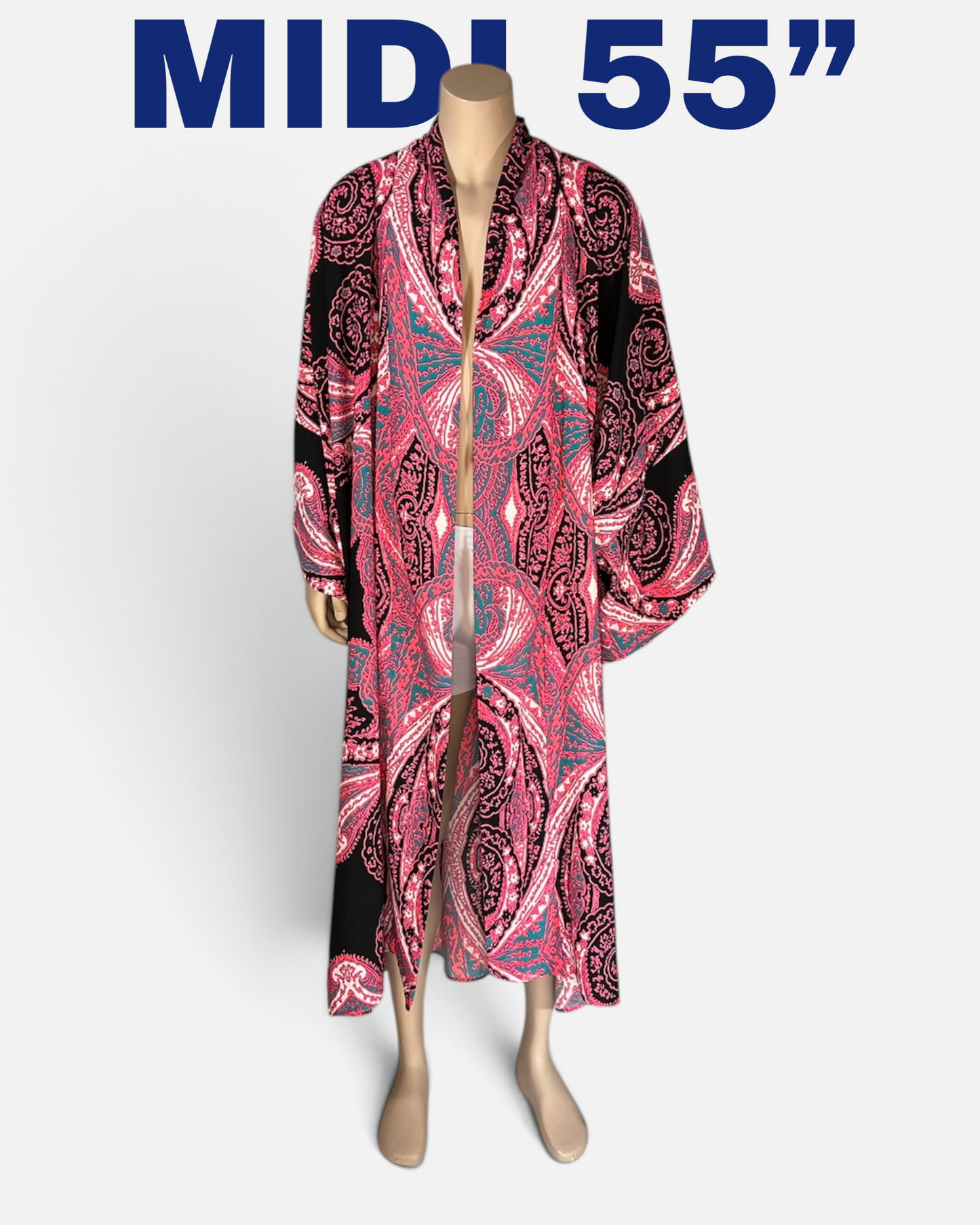 Sultan's Ember Caftan — Midnight Rose