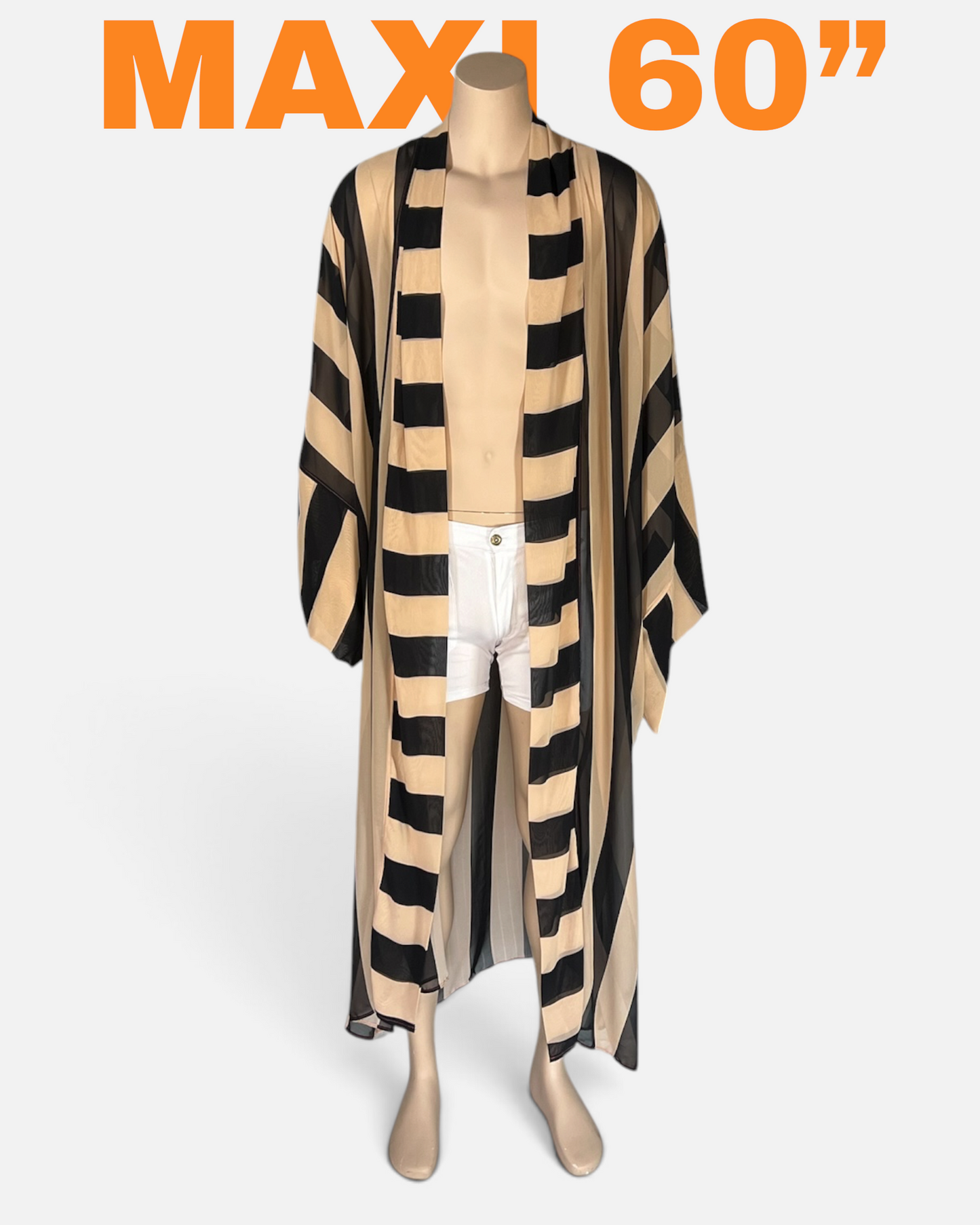 Toasted Caramel Stripes Caftan