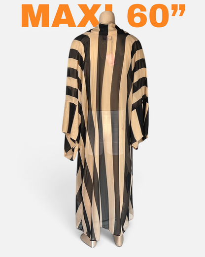 Toasted Caramel Stripes Caftan