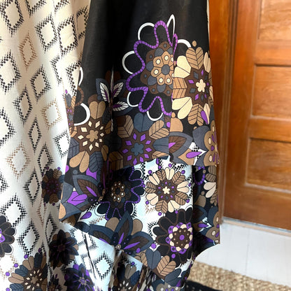 Purple Pinwheel Caftan