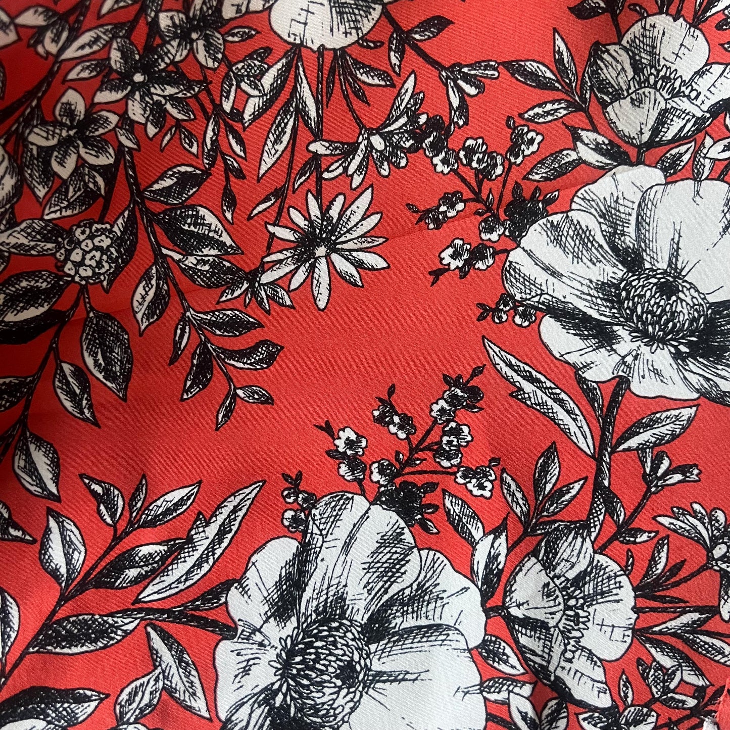 Scarlet Garden Noir Caftan