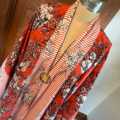 Scarlet Garden Caftan